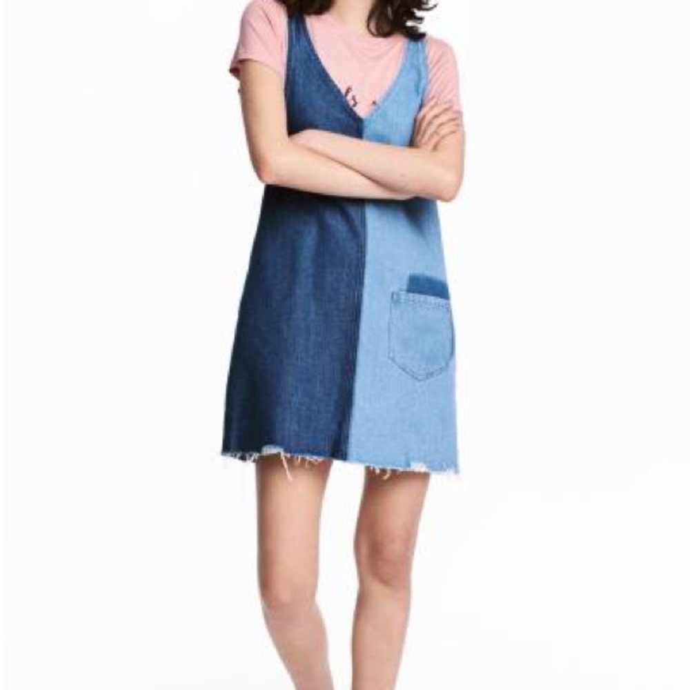 H&M Two Toned Denim Dress